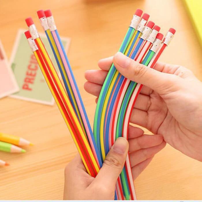 

SDF-136 Pensil Mainan Panjang 18 Cm Bisa Ditekuk Tidak Patah Bisa Buat
