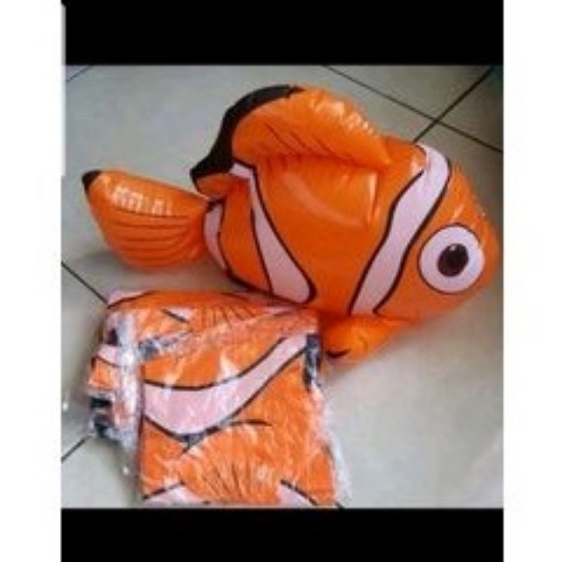 Balon tiup karakter ikan nemo