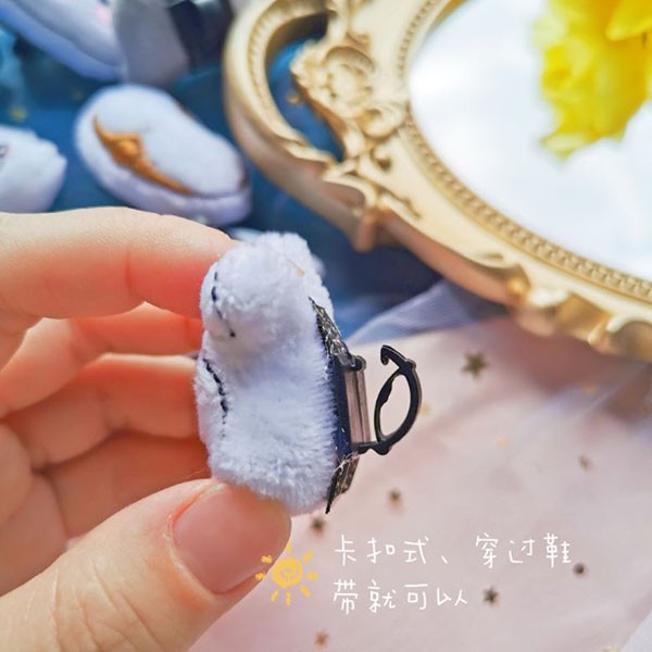 hiasan tali sepatu boneka kartun plush doll shoe pendant agh011 (3G3)