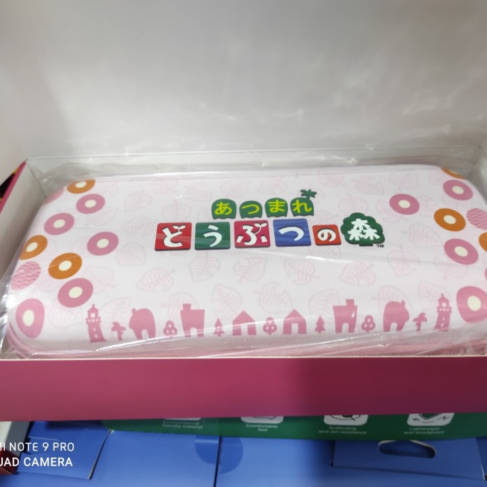 Nintendo Switch Nalan Carrying Case Pink Animal Crossing