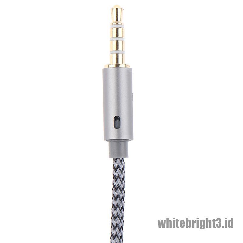 &lt; White3 &gt; Adapter Splitter Jack Audio 3.5mm 1 Male Ke 2 Female Untuk Headphone / Earphone