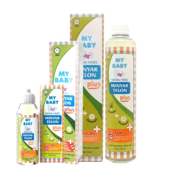 My Baby Minyak Telon Plus Eucalyptus 150mL / 150 mL TAHAN 8 JAM (Chamomile + Citronella)