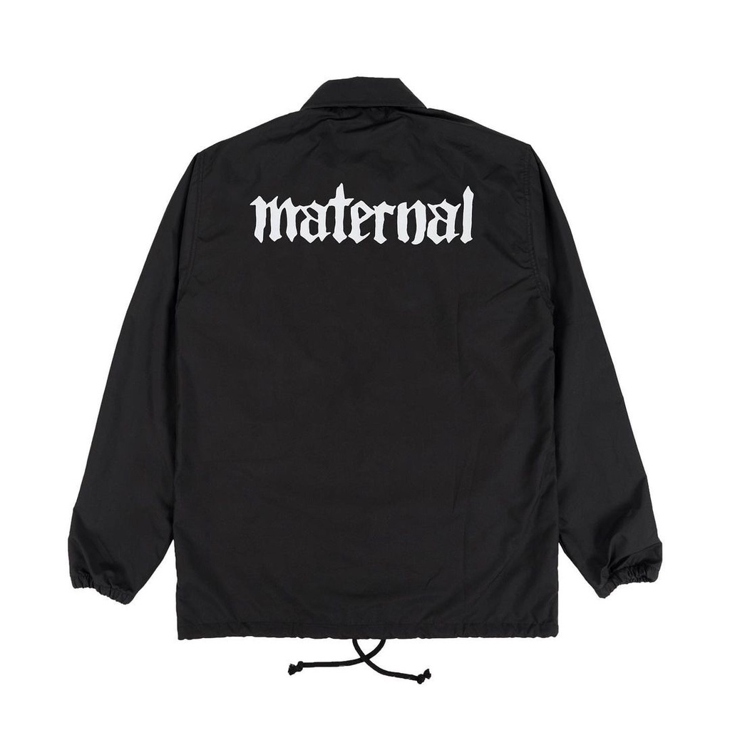 COACH JACKET MATERNAL DISASTER LOGO