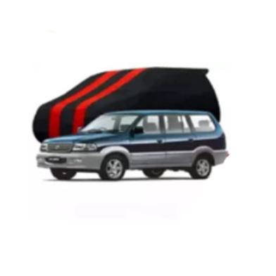 Sarung Mobil Body Cover 2 Warna Merah Hitam Toyota Kijang Kapsul