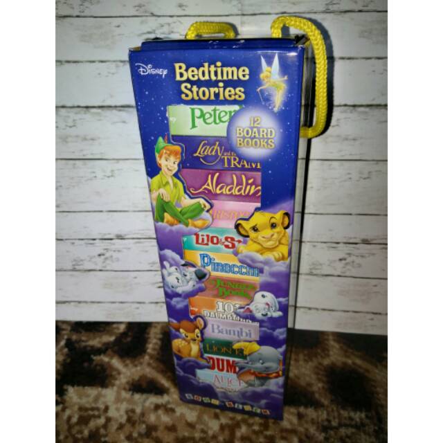 PRELOVED Disney Bedtime Stories: 12 Book Block Tower (Board)