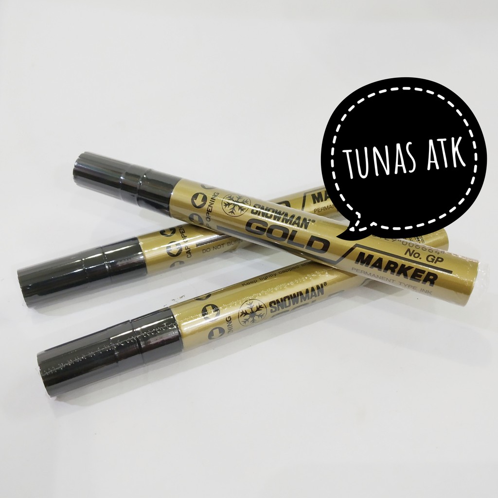 

SNOWMAN GOLD MARKER NO. GP