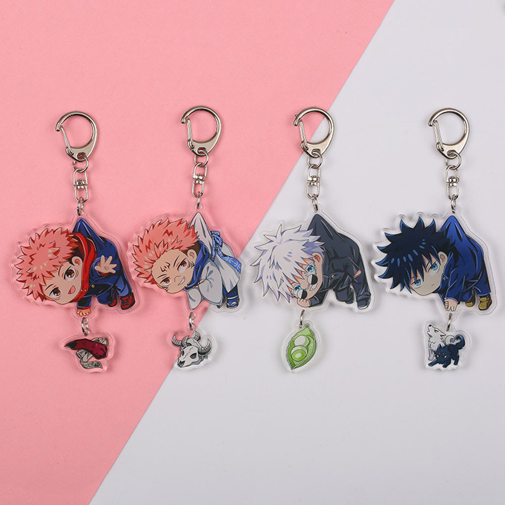 Lanfy Gantungan Kunci Akrilik Motif Karakter Anime Jujutsu Kaisen