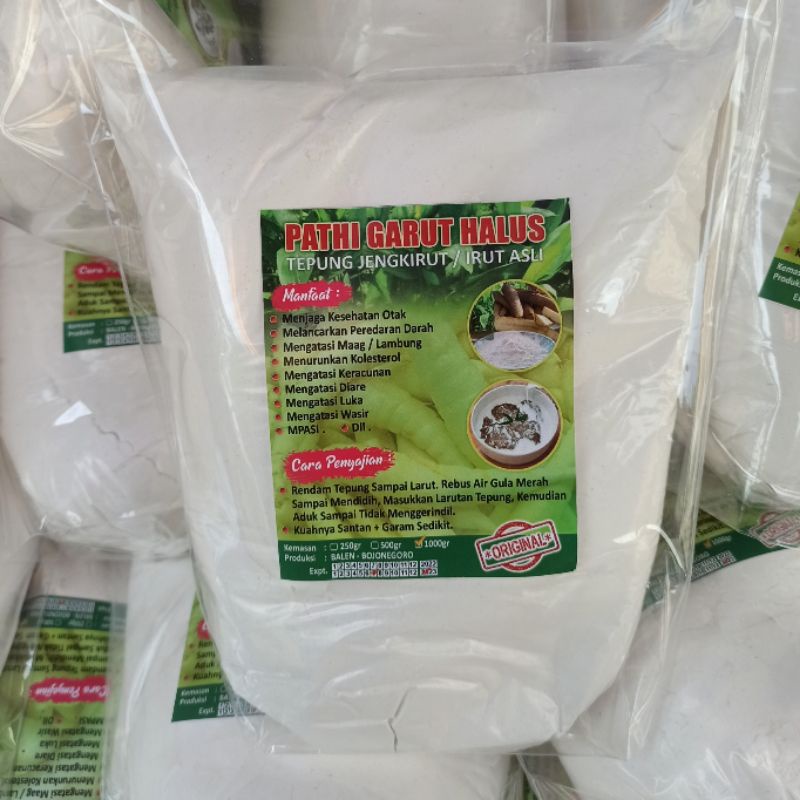 

TEPUNG GARUT / LARUT / JENGKIRUT GROSIR KARUNGAN TANPA LABEL/ MERK