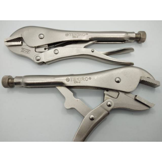 TANG BUAYA LURUS 10&quot; TEKIRO PL-LG0768/TANG KAKAK TUA/LOCKING PLIERS STRAIGHT/ang Buaya Tekiro Locking Plier Straight Lurus BERKUALITAS