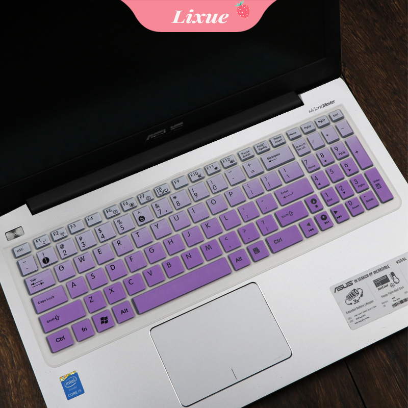 Lixue Pelindung Keyboard Silikon 15.6 &quot;Untuk Asus X541U X554L X541N A556U A555L S5 / S7 Vs / Vt / Vm / Gl502