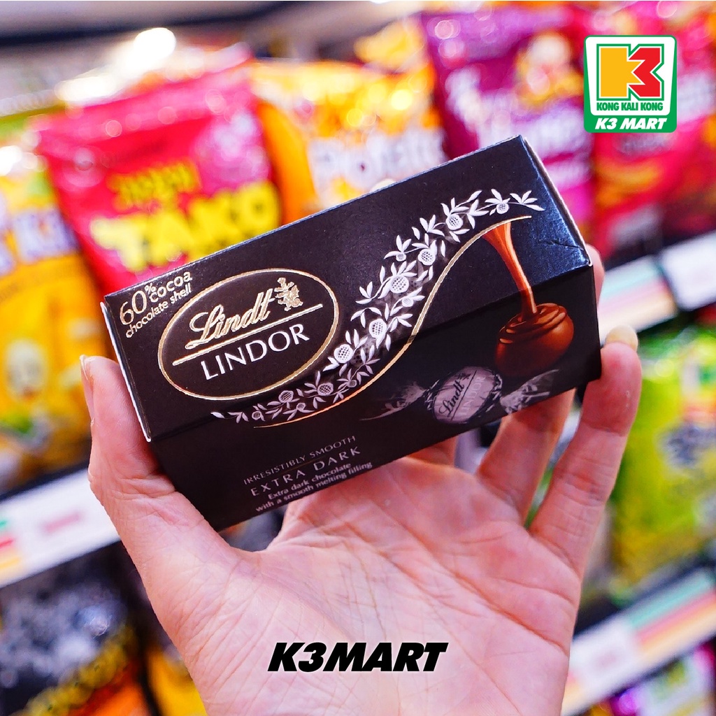 

Lindt Lindor Extra Dark Chocolate 3S 37Gr
