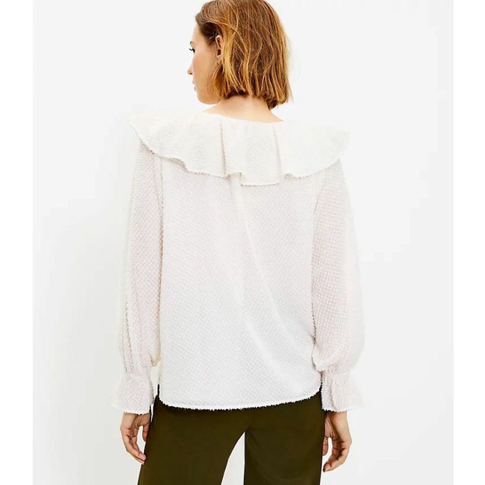 Lft shimmerry  ruffle blouse