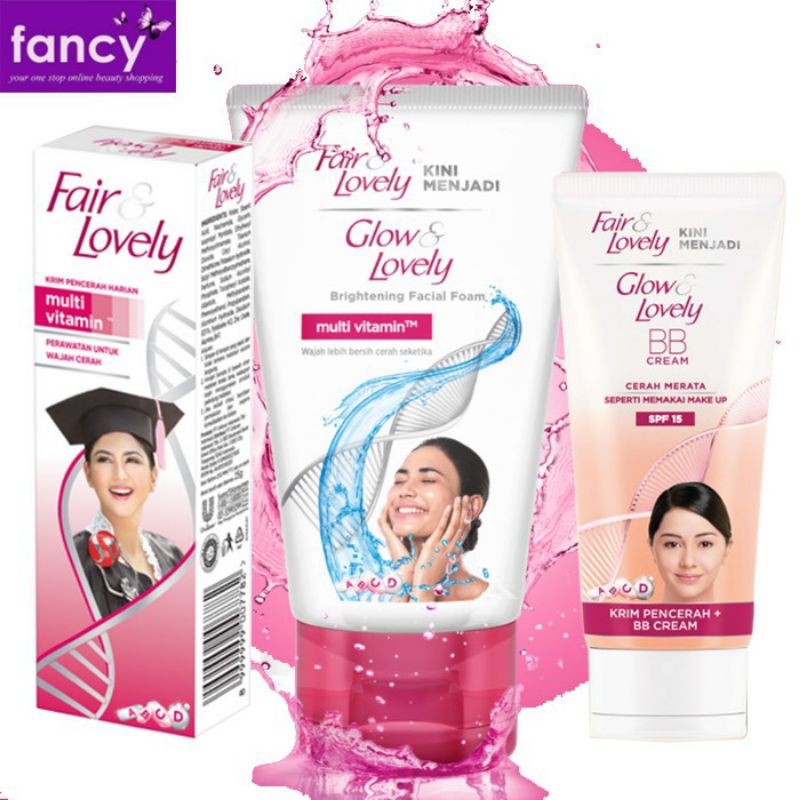 PAKET 3IN1 GLOWING FAIR AND LOVELY ORIGINAL BPOM