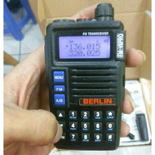 Handy talky HT BERLIN Fm V 6 PRO TriBand  7 WATT  WATERPROOF IP54 Radio Komunikasi GARANSI 1 TAHUN