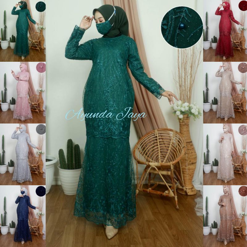 GAMIS ORIGINAL > GAMIS DUYUNG MANOHARA - GAMIS TERBARU - FASHION MUSLIM - DRESS PESTA - AYUNDA JAYA 