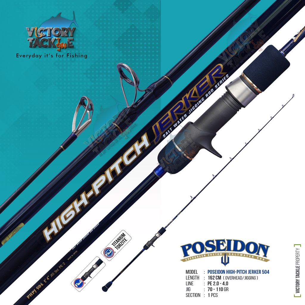 JORAN PANCING POSEIDON HIGH PITCH JERKER 504 PHPJ SALT WATER JIGGING ROD SERIES