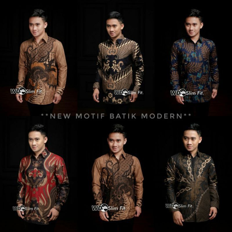 NEW ARRIVAL DISTRO BATIK PRIA BORDIR SOGAN HRB026 BATIKAF