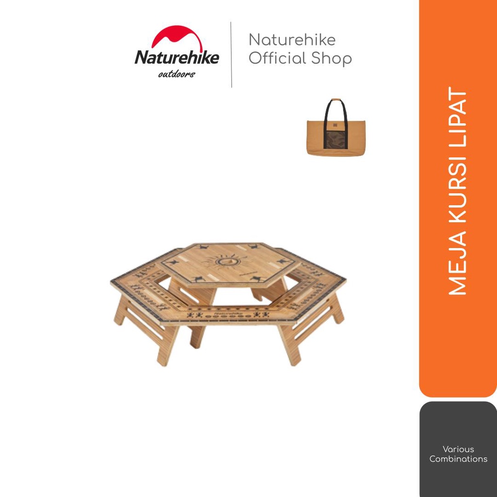MEJA KURSI LIPAT NATUREHIKE NH21JU004