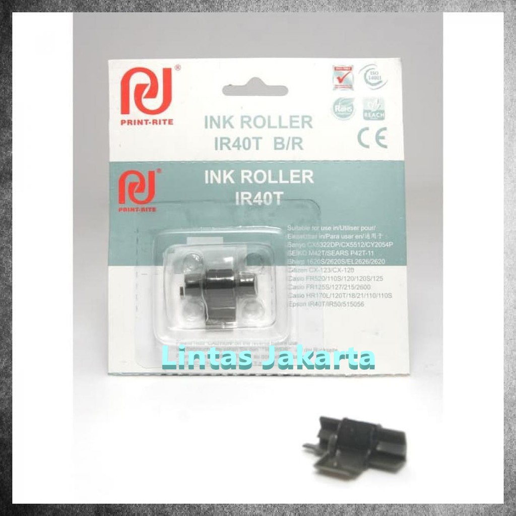 

Pita Kalkulator / Ribbon Calculator Casio Warna Tinta Merah Hitam IR 40T
