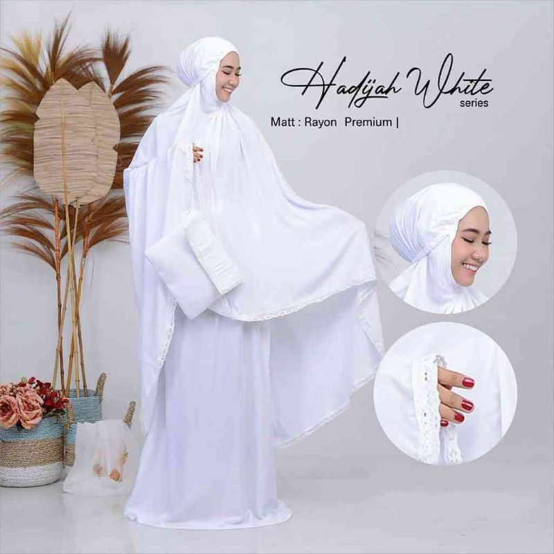 Paket Hampers Wanita Mukena Katun + Sajadah gift box
