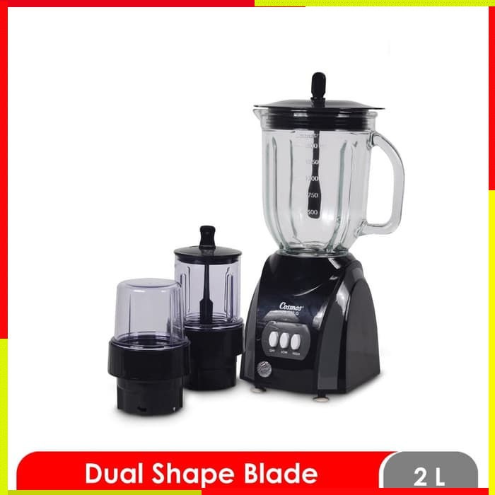 BLENDER COSMOS CB282G BLENDER BLANDER DAGING BUMBU BELENDER JUICER JUSER PLASTIK KACA MINI KECIL SER