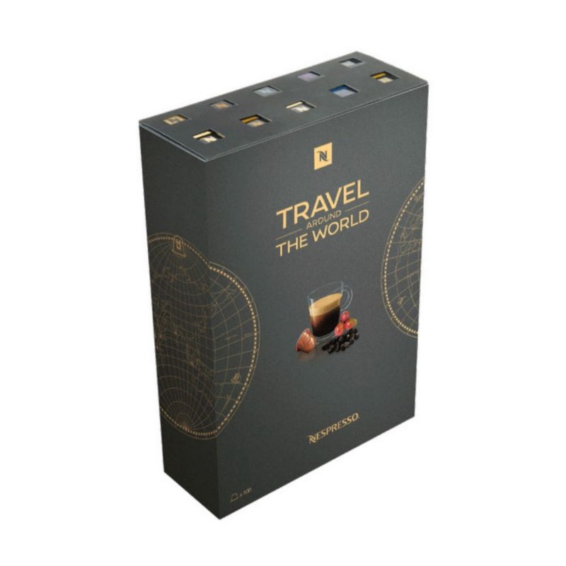 

TRAVEL AROUND THE WORLD 100 CAPSULES ASSORTMENT