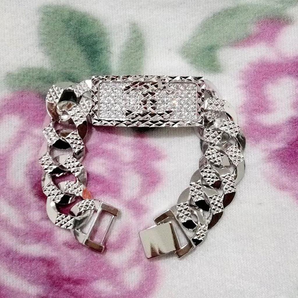 Gelang Chanel Rantai Besar Silver Model 2