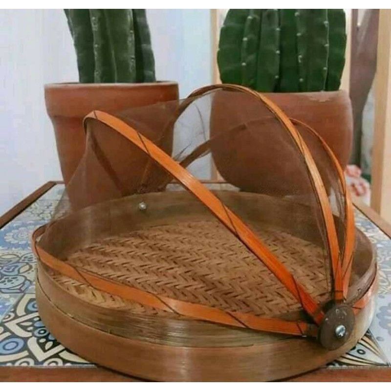 Tudung Saji Bambu Keranjang Anyaman