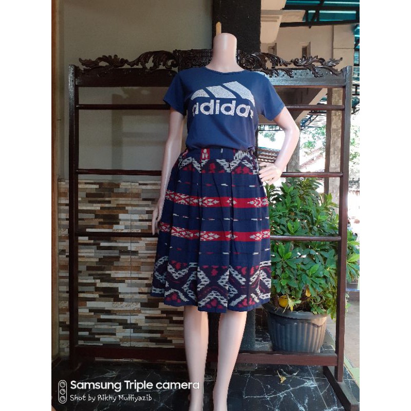 Rok tenun under tenun  baju tenun jepara rok pendek tenun R6