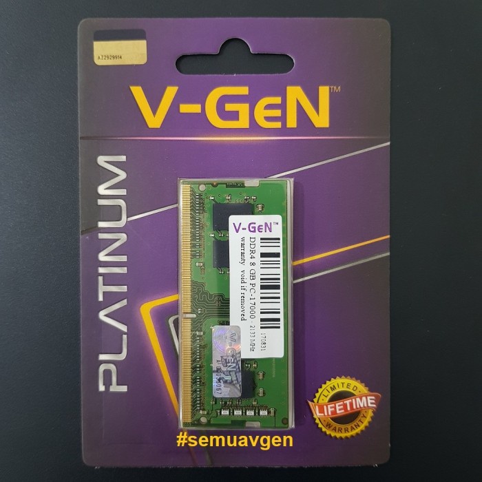 RAM Laptop Vgen DDR4 4gb 8gb PC-19200 / 2400 MHz VGeN sodimm