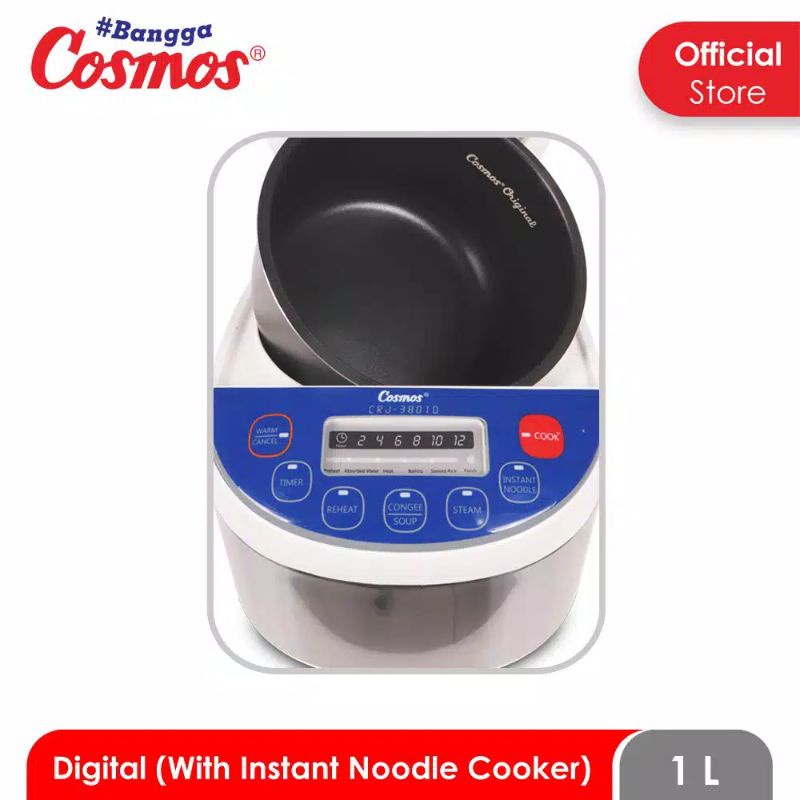 Rice Cooker Digital Cosmos CRJ 3801 D