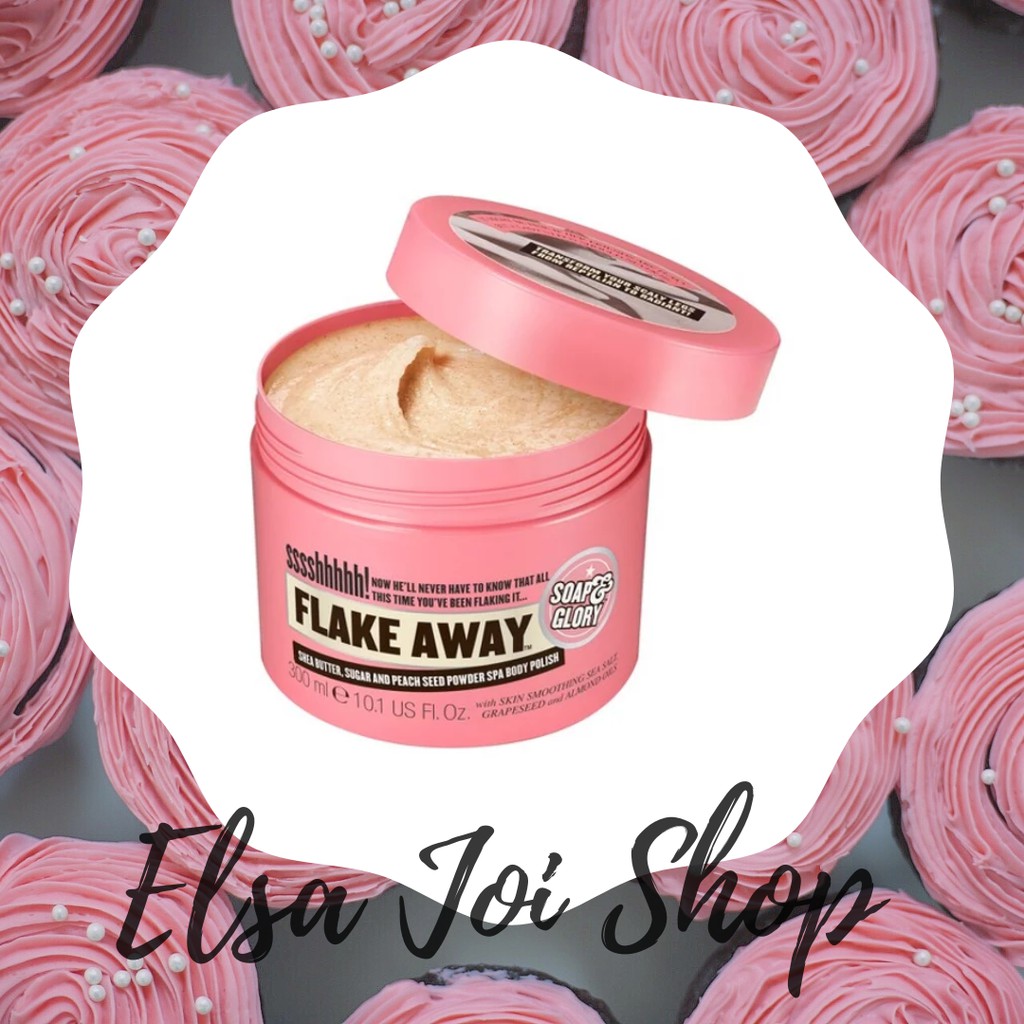 Soap&amp;Glory Flake Away Body Polish with Shea Butter 300 ML