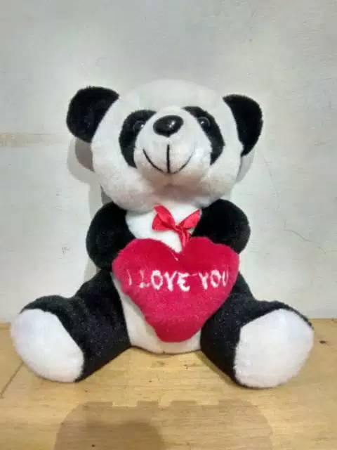 Boneka panda SNI love size:'S animal