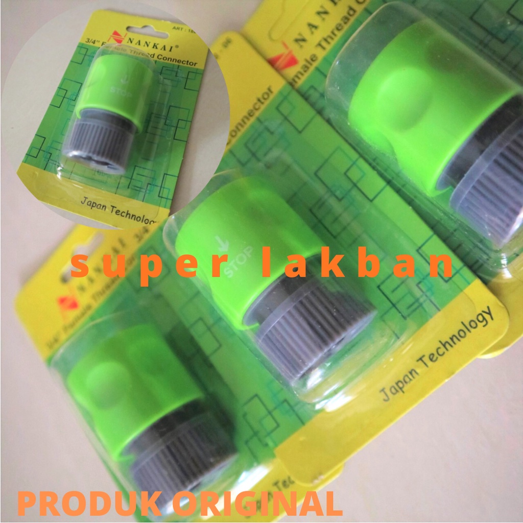 Konektor Sambungan Selang Air 3/4 Inch Connector Head Female Nankai