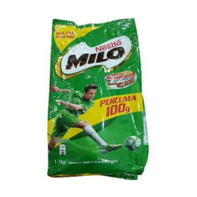 

Milo 1 kg free 100 gram Malaysia