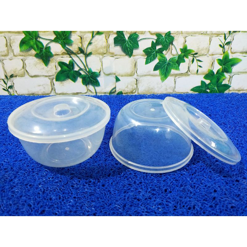 seal pack bowl bening 300 ml / tempat makanan / tempat penyimpanan / Container Kontainer makanan / C