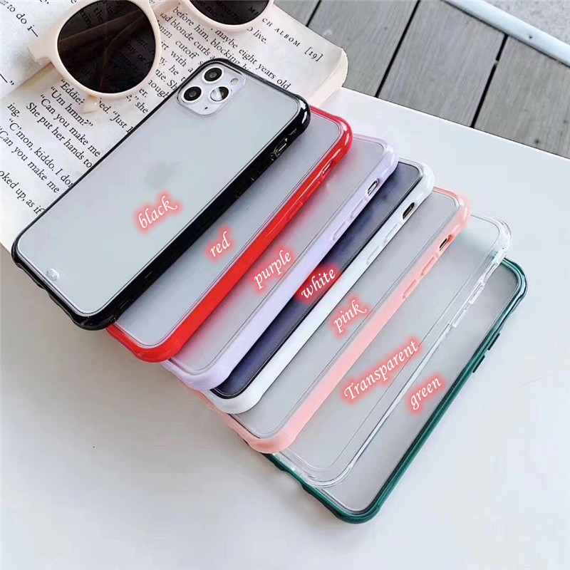 for iPhone 11 Pro Max iphone case 6 6S 7 8 plus X XS XR Matte plated transparent PC phone cover