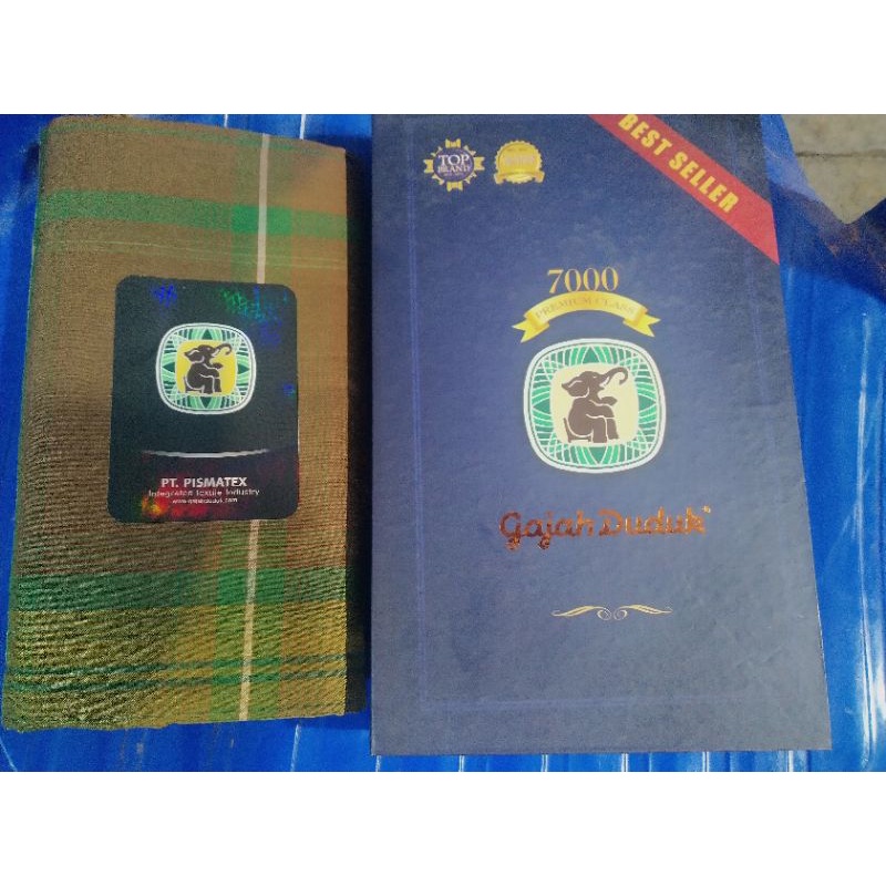 sarung gajah duduk benang 7000 buku