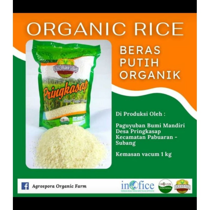 

BERAS ORGANIK PUTIH JAPONICA