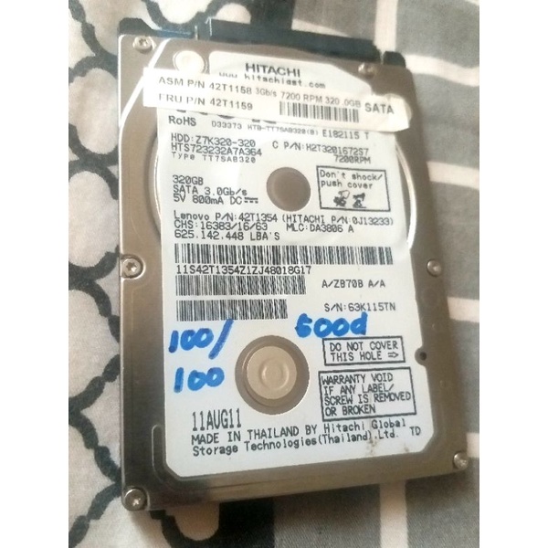Hardisk Laptop 2.5 inch HITACHI 320 GB