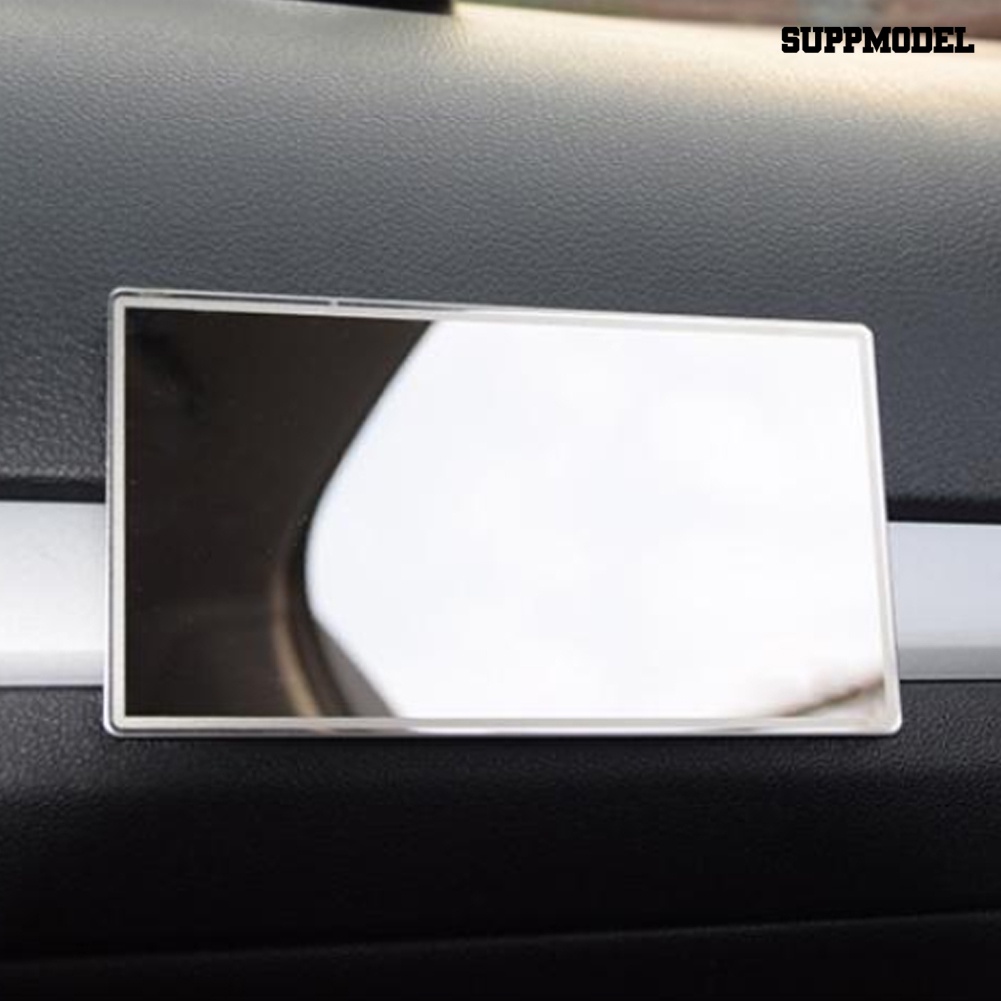 Sfs 1Pc Cermin Makeup Bahan Stainless Steel Untuk Sun Visor Mobil