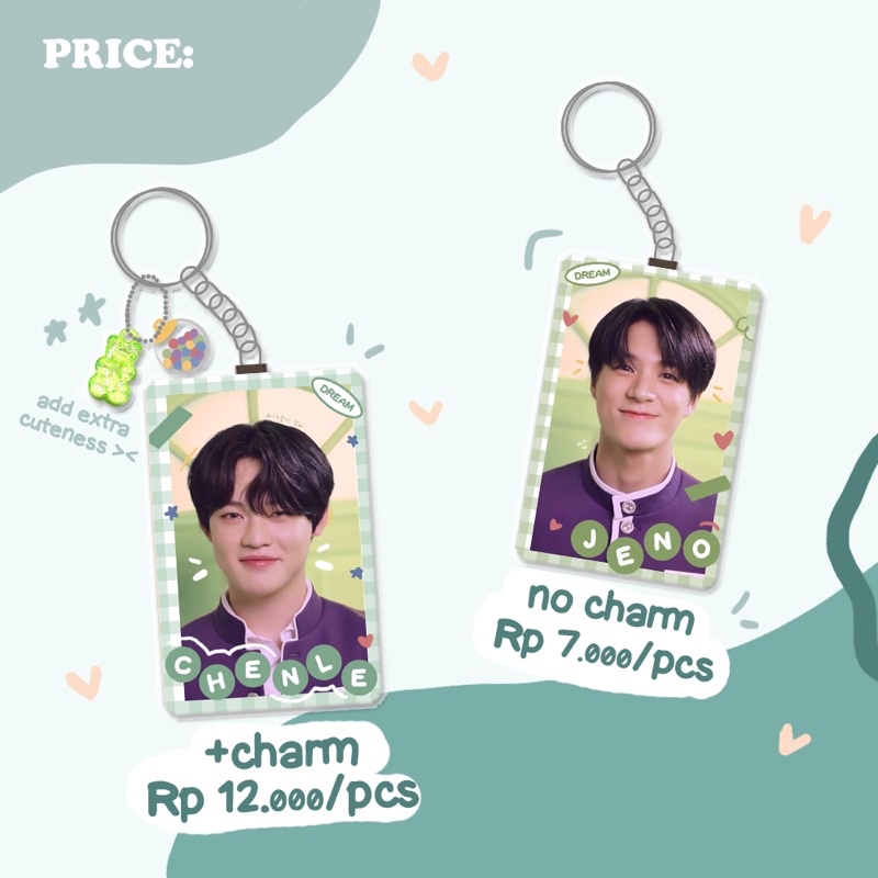 NCT DREAM KEYRING KEYCHAIN GANCI GANTUNGAN ACRYLIC KUNCI VOL.2 NCT