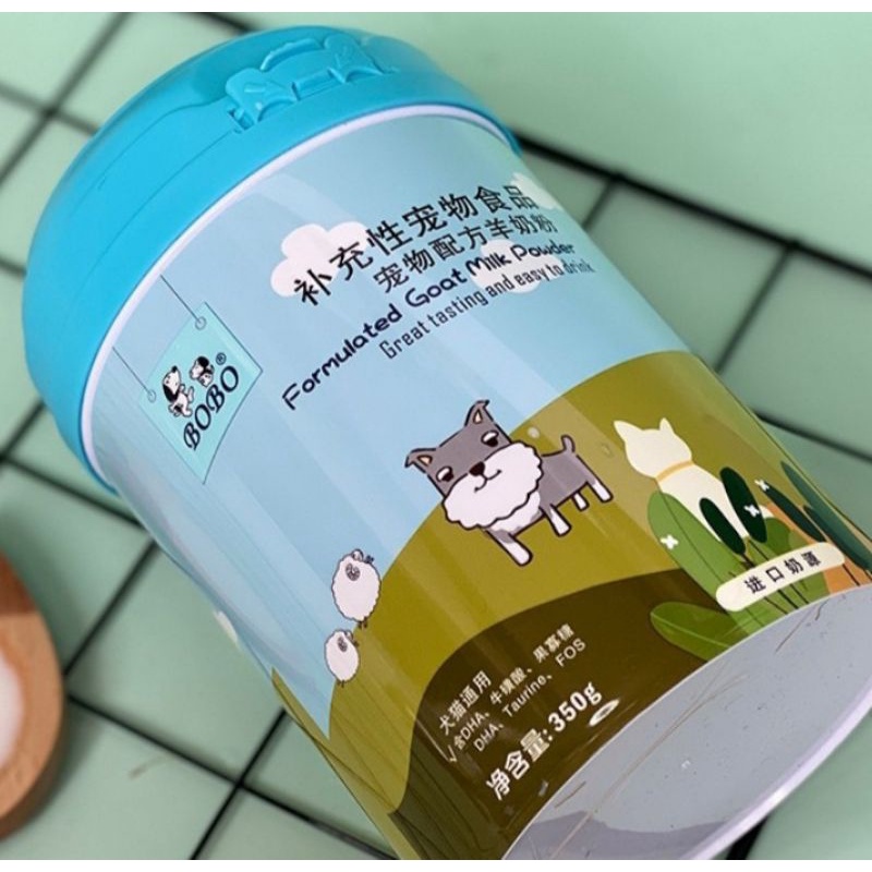 susu bubuk anabul anjing doggy milk for dog taburan / topping 350gram