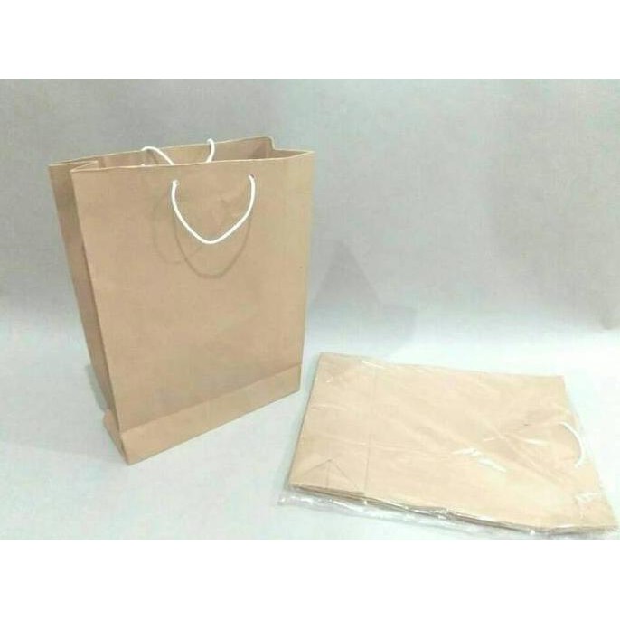 

Paper Bag Godie Bag Karton Coklat Polos 36Cm