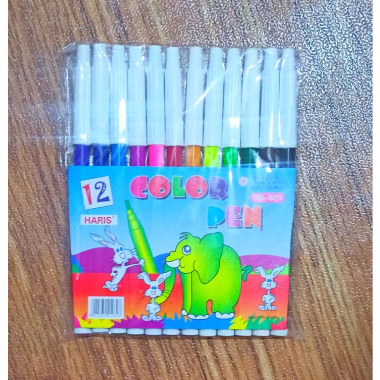 

SPIDOL COLOR PEN 12 WARNA MURAH