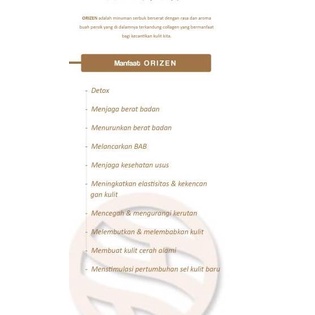 

Paling Bagus|SQ29|ORIZEN PEACH TEA 1 BOX