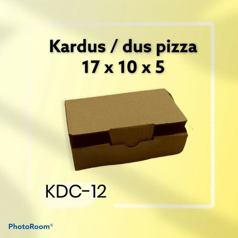 

Kardus / Dus pizza / Box diecut 17x10x5