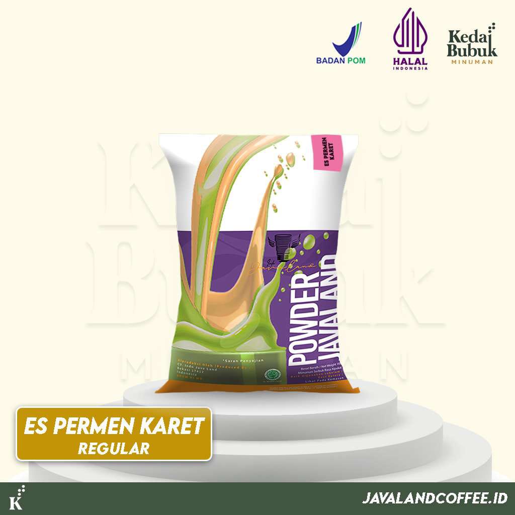 

BUBUK MINUMAN | REGULER | ES PERMEN KARET - ORIGINAL JAVALAND 1KG