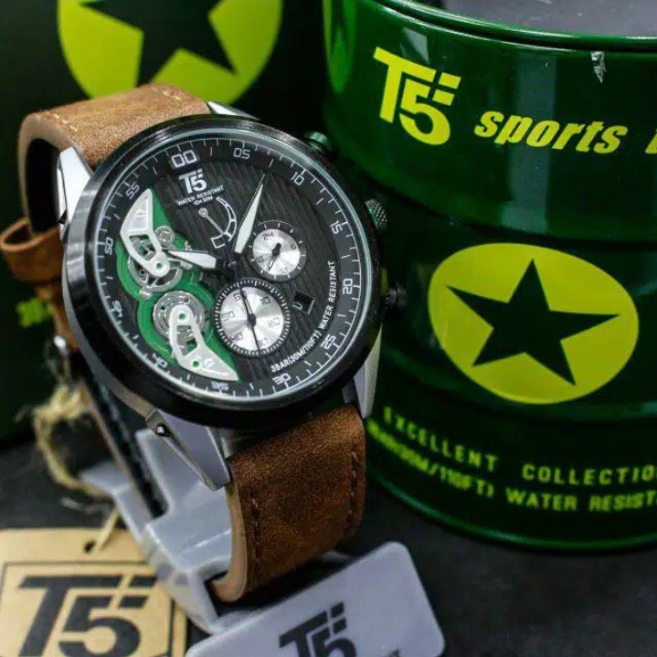 JAM TANGAN PRIA T5 H3629 CHRONO SPORT ORIGINAL TAHAN AIR