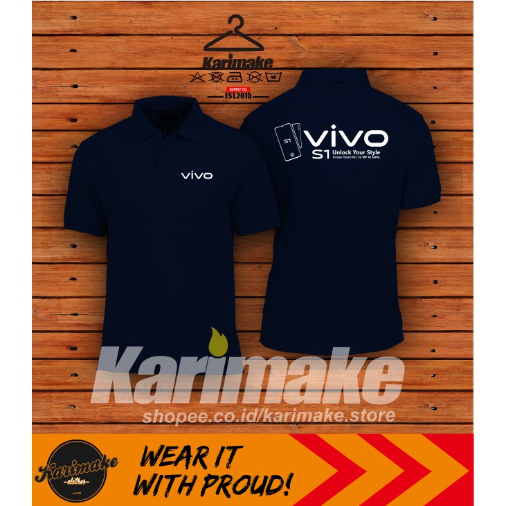  Polo  Shirt Kaos Polo Vivo  S1 V2 Kaos  Gadget Karimake 